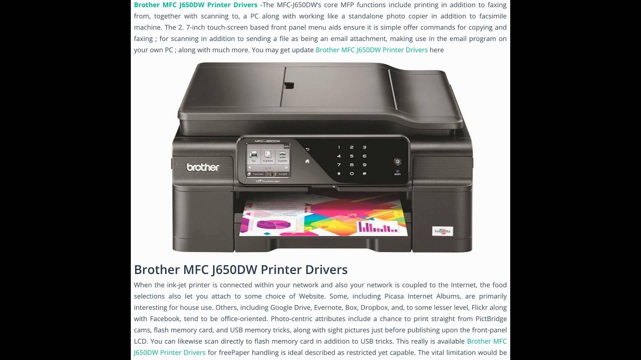 brother mfc-j265w printer driver for mac